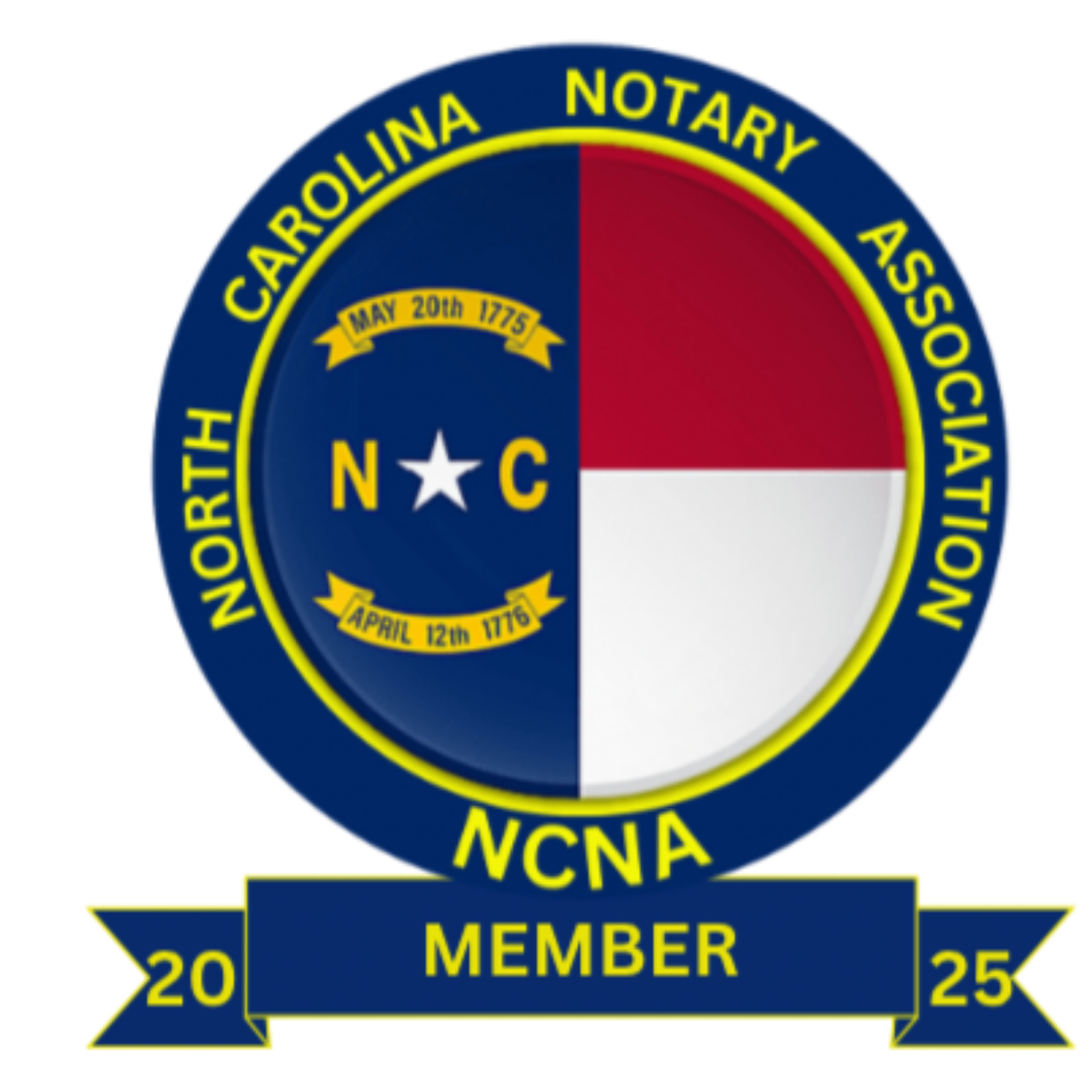 North Carolina Notary Association Member 2025